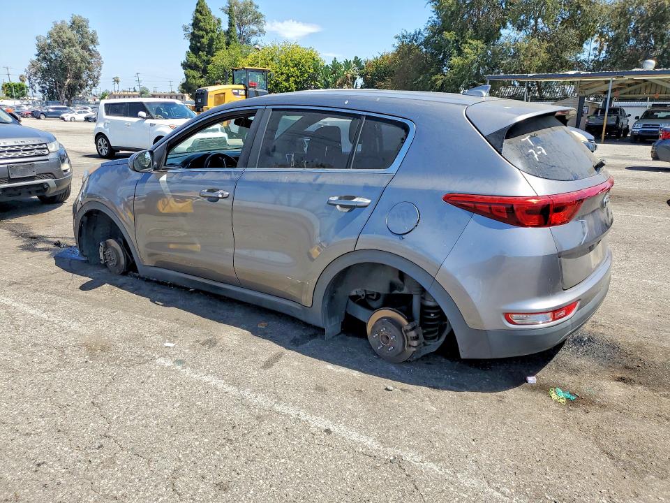 2018 Kia Sportage VIN KNDPM3AC0J7338276 COPART salvage auction — VANDALISM, Ca - Salvage Certificate, sold $225 on 2026-07-24 (photo 2)