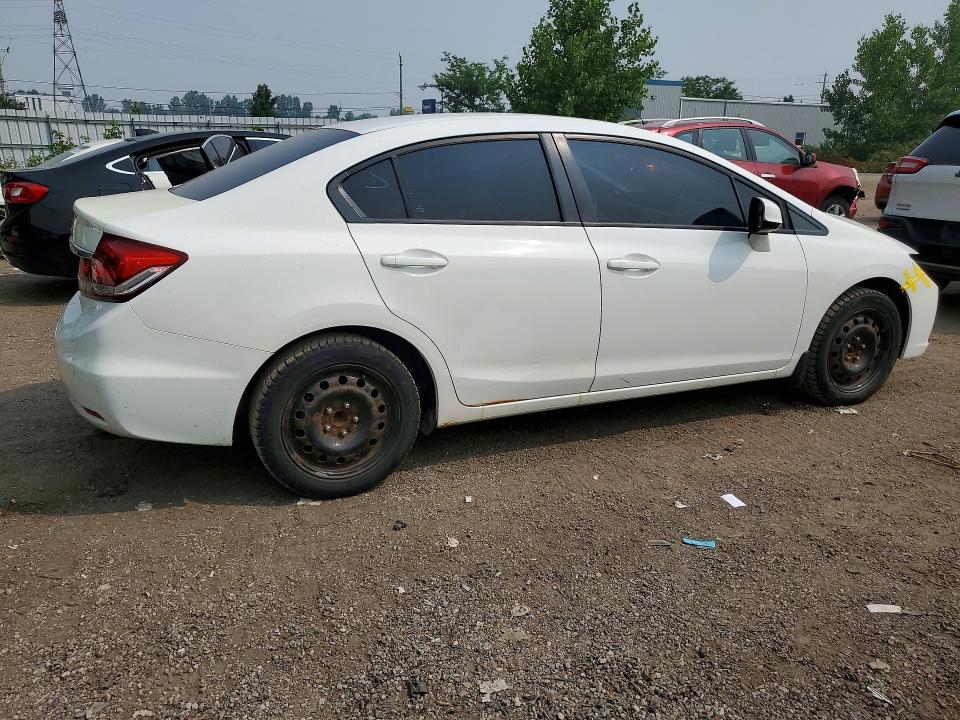 2013 Honda Civic VIN 2HGFB2F58DH034547 COPART salvage auction — FRONT END, On - Permit No Brand - Unfit, sold $1,150 on 2026-07-30 (photo 3)