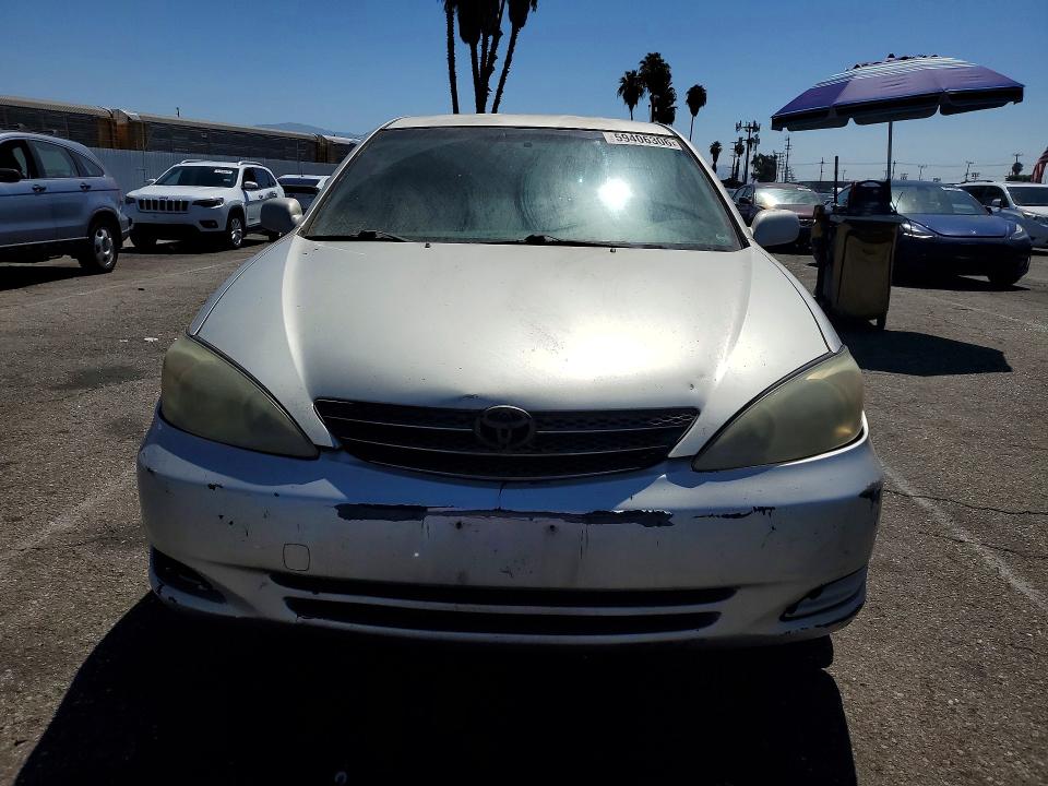 2002 Toyota Camry VIN JTDBE32K120117437 COPART salvage auction — FRONT END, Ca - Dis/Dlr/Exp Clean W/Salv Hist, sold $325 on 2026-07-31 (photo 5)