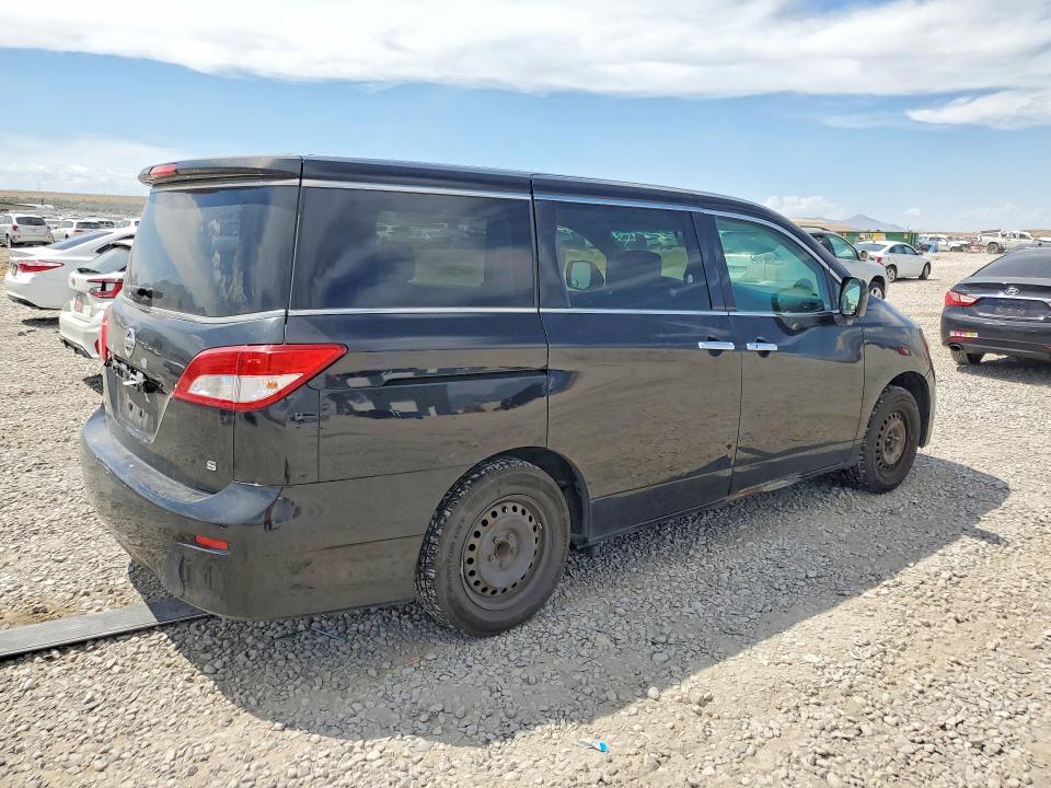2012 Nissan Quest VIN JN8AE2KP1C9034660 COPART salvage auction — REAR END, Ut - Certificate Of Title, sold $150 on 2026-07-28 (photo 3)