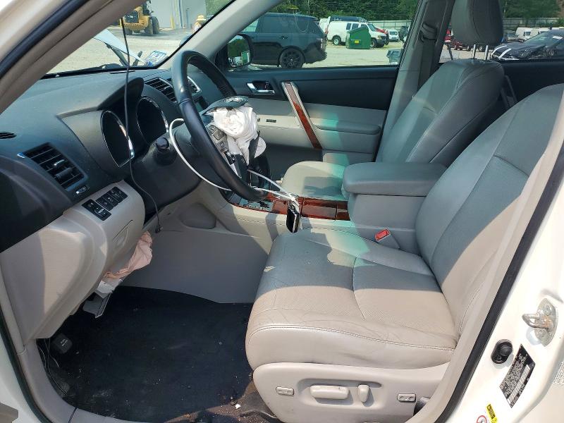 2012 Toyota Highlander VIN 5TDDK3EH9CS120859 COPART salvage auction — FRONT END, MA - CERT OF TITLE-RECONSTRCTD COLL, sold $3,650 on 2026-07-27 (photo 7)