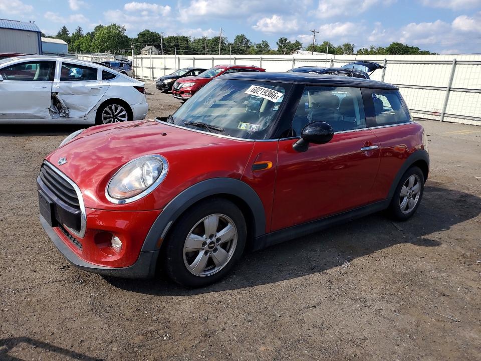 2018 Mini Cooper VIN WMWXP5C52J2H28911 COPART salvage auction — FRONT END, Pa - Certificate Of Salvage, sold $1,500 on 2026-08-07 (photo 1)