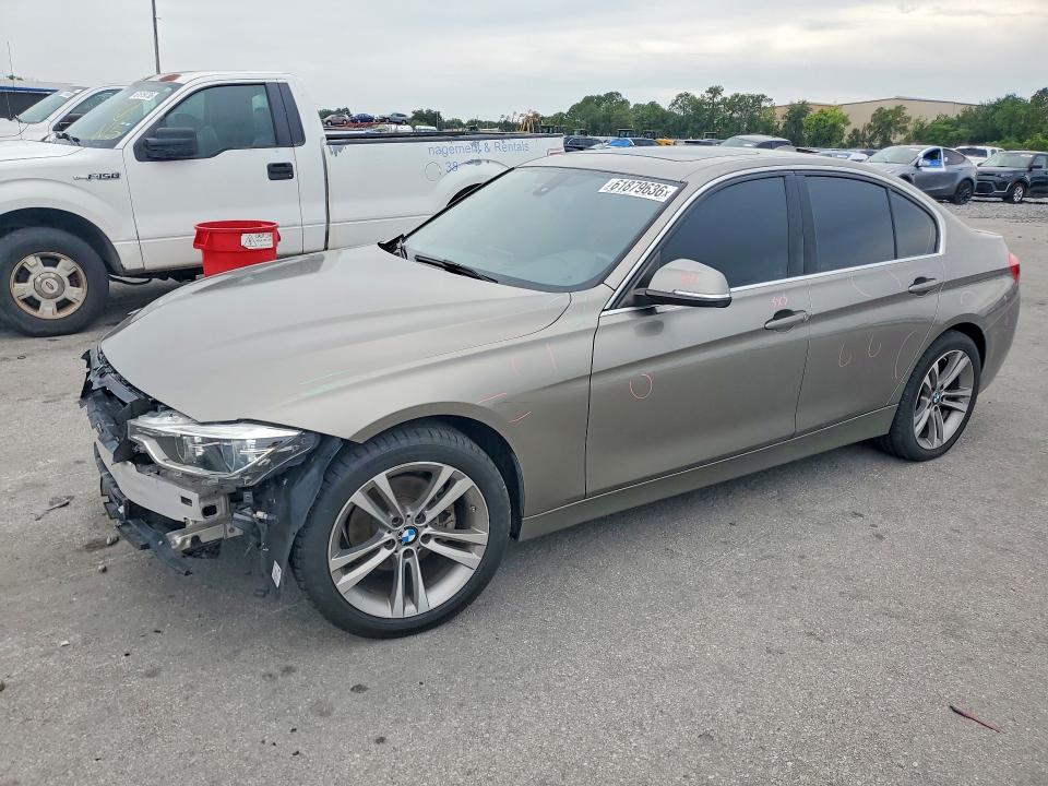 2018 BMW 3er VIN WBA8B9G50JNU57640 COPART salvage auction — FRONT END, Fl - Cert Of Title Slvg Rebuildable, sold $4,000 on 2026-08-11 (photo 1)