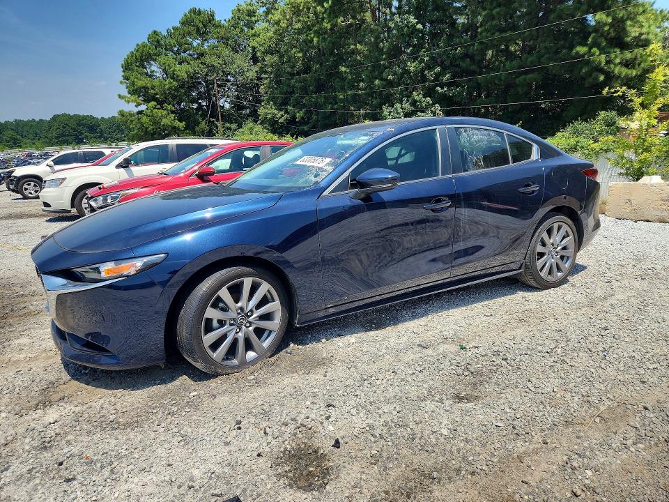 2024 Mazda 3 VIN 3MZBPACM5RM435600 COPART salvage auction — FRONT END, Salvage Title, sold $8,600 on 2026-08-19 (photo 1)