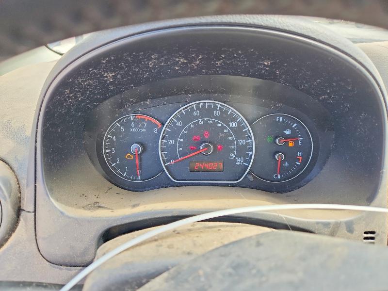 2007 Suzuki Sx4 VIN JS2YB413875106227 COPART salvage auction — HAIL, AR - CERTIFICATE OF TITLE (P), sold $200 on 2026-07-27 (photo 9)