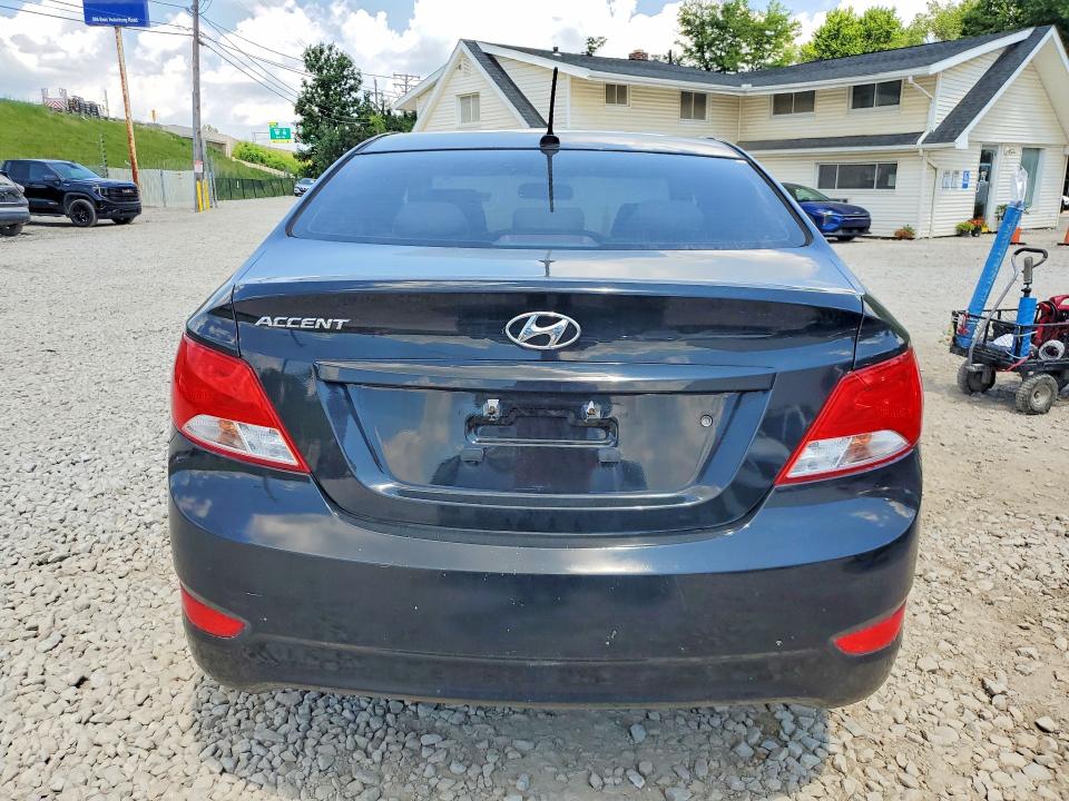 2017 Hyundai Accent VIN KMHCT4AE8HU352345 COPART salvage auction — MECHANICAL, Oh - Certificate Of Title, sold $500 on 2026-07-29 (photo 6)