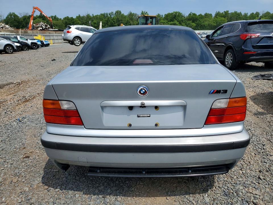 1998 BMW M3 VIN WBSCD9324WEE08267 COPART salvage auction — MECHANICAL, Nj - Certificate Of Title (P), sold $5,800 on 2026-07-31 (photo 6)