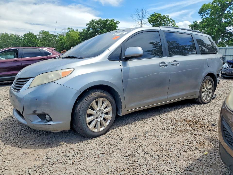 2011 Toyota Sienna VIN 5TDDK3DC5BS020908 COPART salvage auction — REAR END, Ny - Certificate Of Title, sold $1,150 on 2026-07-29 (photo 1)