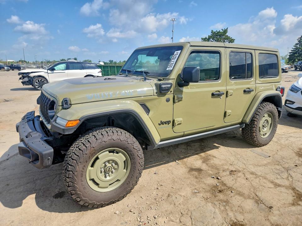 2025 Jeep Wrangler / VIN 1C4RJXN68SW524510 — COPART salvage auction photo