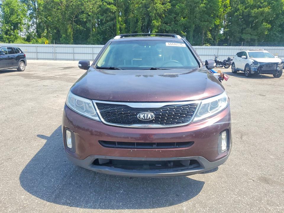 2014 Kia Sorento VIN 5XYKT3A67EG479121 COPART salvage auction — FRONT END, Nc - Salvage Certificate Of Title, sold $250 on 2026-07-28 (photo 5)