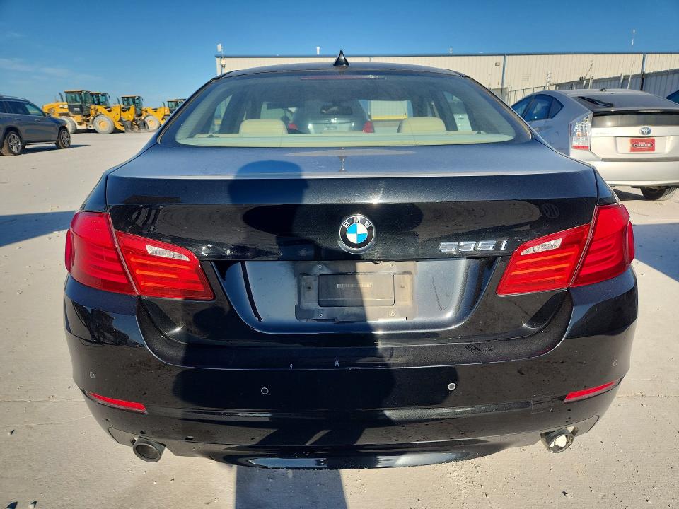 2011 BMW 5 series VIN WBAFR7C56BC605784 COPART salvage auction — MECHANICAL, TX - CERTIFICATE OF TITLE, sold $600 on 2026-07-31 (photo 6)