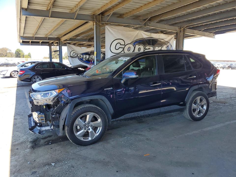 2019 Toyota Rav4 VIN JTMDWRFV0KD519665 COPART salvage auction — SIDE, CA - SALVAGE CERTIFICATE, sold $8,600 on 2026-07-23 (photo 1)