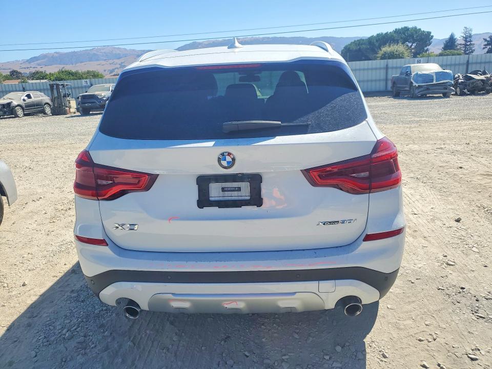 2020 BMW X3 VIN 5UXTY5C01L9B91914 COPART salvage auction — FRONT END, Ca - Salvage Certificate, sold $1,300 on 2026-07-30 (photo 6)