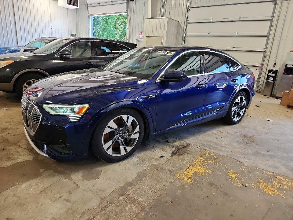2022 Audi E-tron VIN WA11ABGE1NB020021 — COPART salvage auction photo