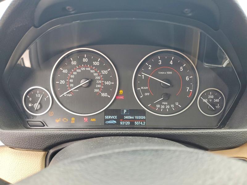 2018 BMW 3er VIN WBA8B9G50JNU57640 COPART salvage auction — FRONT END, Fl - Cert Of Title Slvg Rebuildable, sold $4,000 on 2026-08-11 (photo 9)