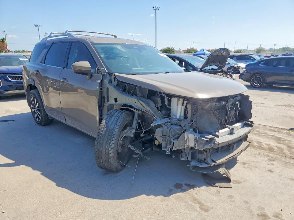 2023 Nissan Pathfinder VIN 5N1DR3DG4PC238454 COPART salvage auction — FRONT END, Tx - Salvage Vehicle Title, sold $8,700 on 2026-08-24 (photo 4)