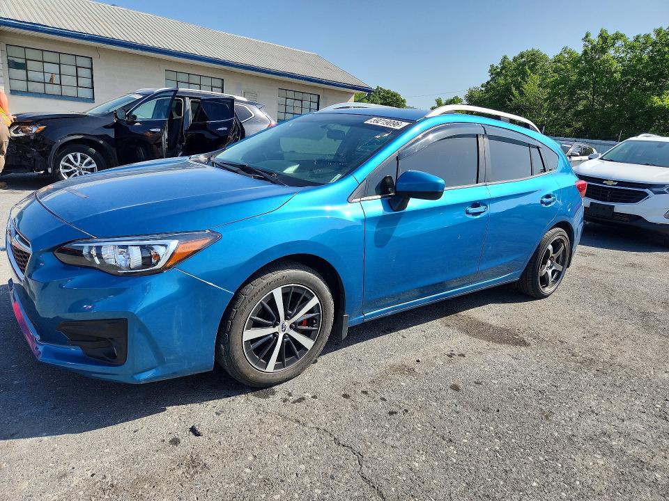 2019 Subaru VIN 4S3GTAC67K3716374 COPART salvage auction — MINOR DENT/SCRATCHES, Ny - Certificate Of Title, sold $3,600 on 2026-07-23 (photo 1)