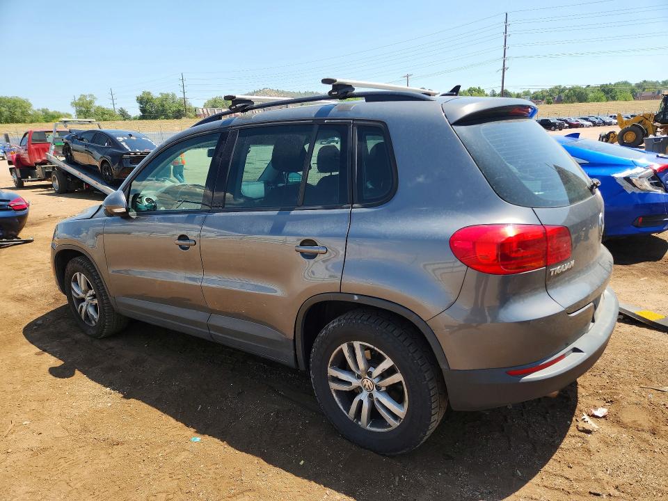 2015 Volkswagen Tiguan VIN WVGAV7AX5FW599098 COPART salvage auction — FRONT END, Co - Salvage Title, sold $775 on 2026-08-19 (photo 2)