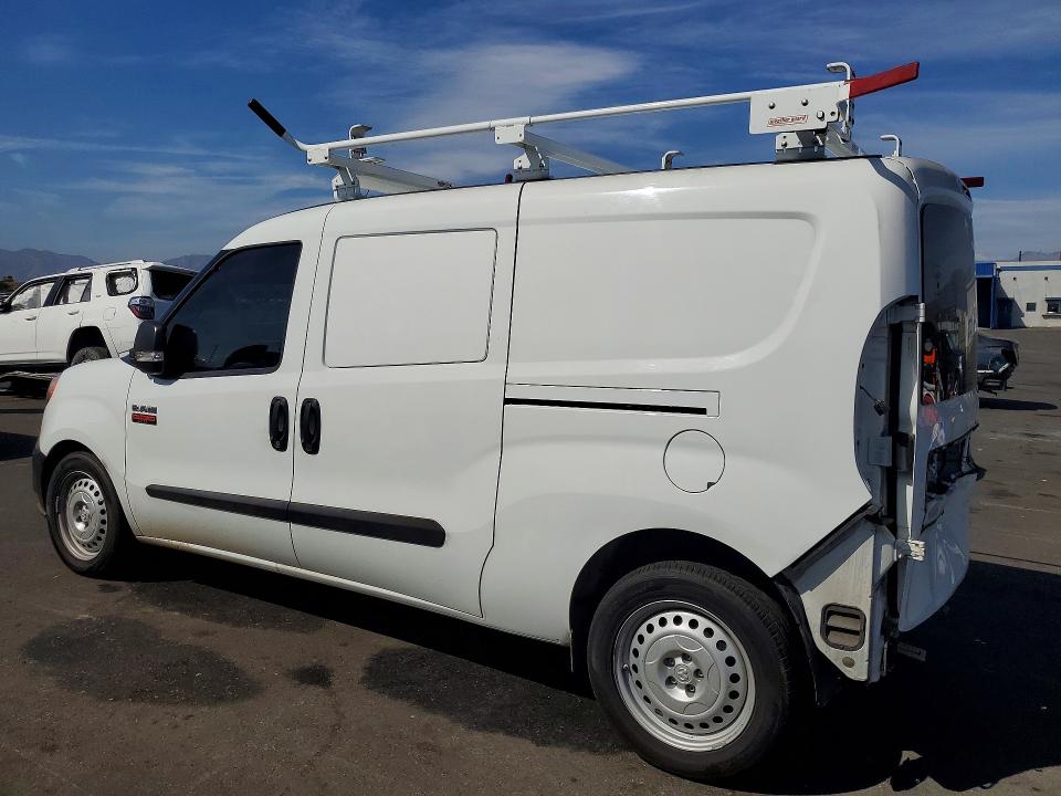 2020 Ram Promaster city VIN ZFBHRFAB8L6R67701 COPART salvage auction — REAR END, Ca - Salvage Certificate, sold $3,050 on 2026-08-05 (photo 2)