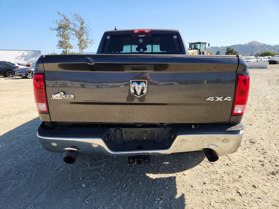 2019 Ram 1500 VIN 1C6RR7TT3KS609383 COPART salvage auction — REAR END, CA - SALVAGE CERTIFICATE, sold $3,900 on 2026-08-14 (photo 6)