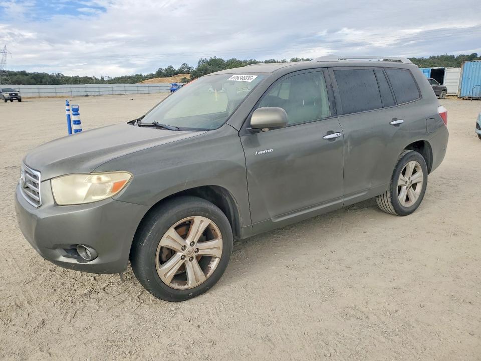 2008 Toyota Highlander VIN JTEDS42A682040796 COPART salvage auction — SIDE, Ca - Dis/Dlr/Exp App For Dup Clean, sold $1,000 on 2026-07-31 (photo 1)