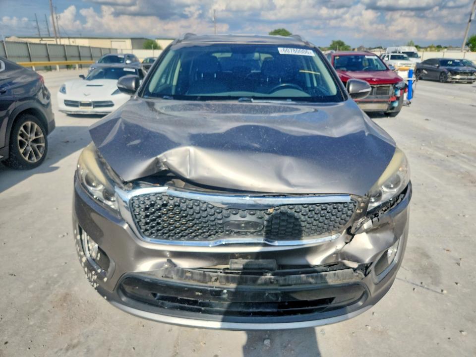 2016 Kia Sorento VIN 5XYPH4A19GG019527 COPART salvage auction — FRONT END, Tx - Salvage Vehicle Title, sold $250 on 2026-07-28 (photo 5)