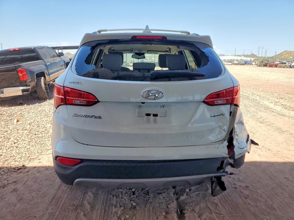 2016 Hyundai Santa fe VIN 5XYZU3LB9GG371494 COPART salvage auction — REAR END, Az - Cert Of Title - Salvage, sold $2,750 on 2026-07-14 (photo 6)