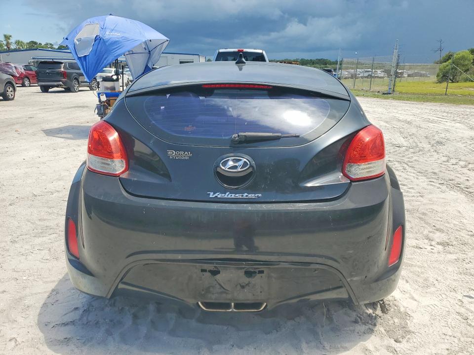 2013 Hyundai Veloster VIN KMHTC6AD9DU130880 COPART salvage auction — MECHANICAL, Fl - Certificate Of Title (P), sold $250 on 2026-07-29 (photo 6)