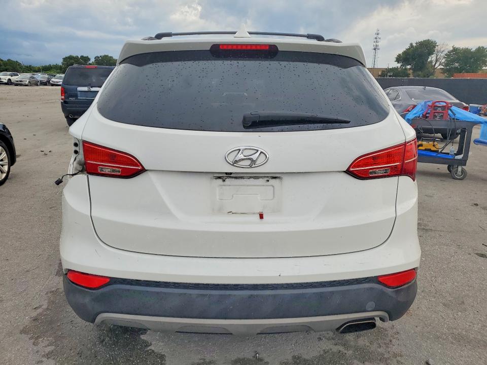 2016 Hyundai Santa fe VIN 5XYZU3LB5GG325662 COPART salvage auction — FRONT END, FL - CERT OF TITLE SLVG REBUILDABLE, sold $375 on 2026-07-28 (photo 6)