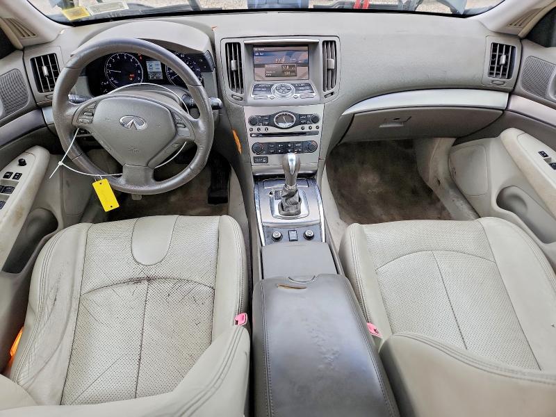 2011 Infiniti G25 VIN JN1DV6AR1BM450046 COPART salvage auction — FRONT END, NY - MV-907A SALVAGE CERTIFICATE, sold $450 on 2026-07-08 (photo 8)