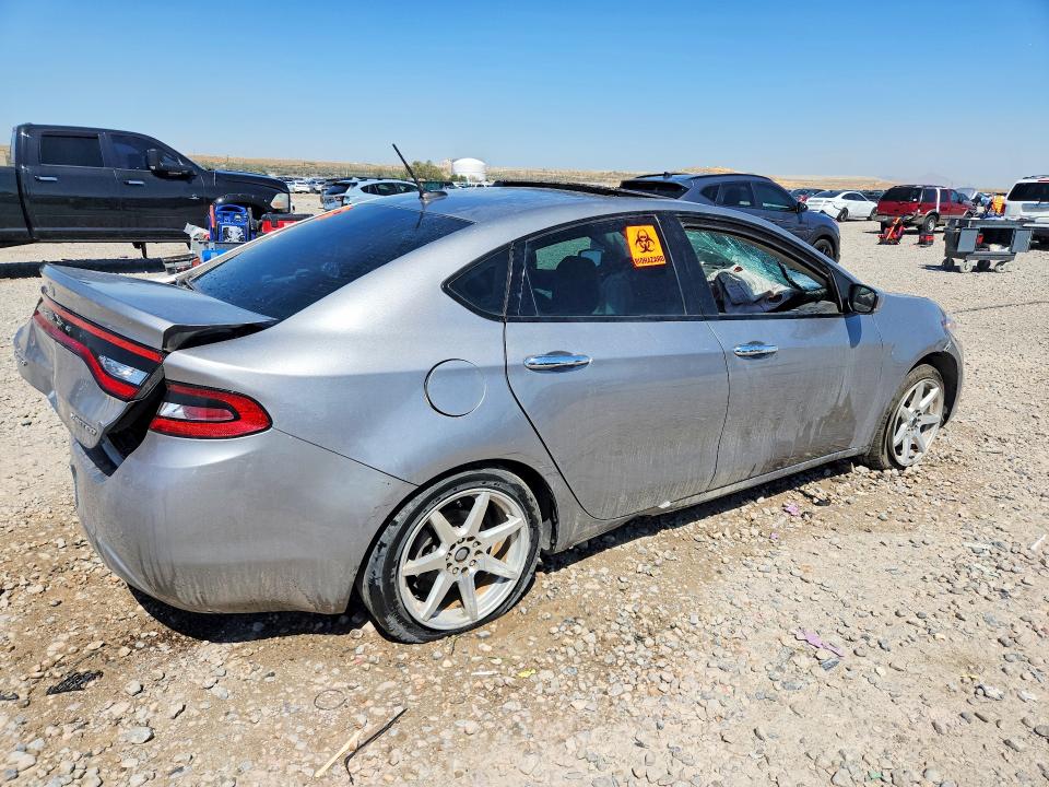 2016 Dodge Dart VIN 1C3CDFCB9GD565162 COPART salvage auction — SIDE, Ut - Salvage Certificate, sold $150 on 2026-08-21 (photo 3)