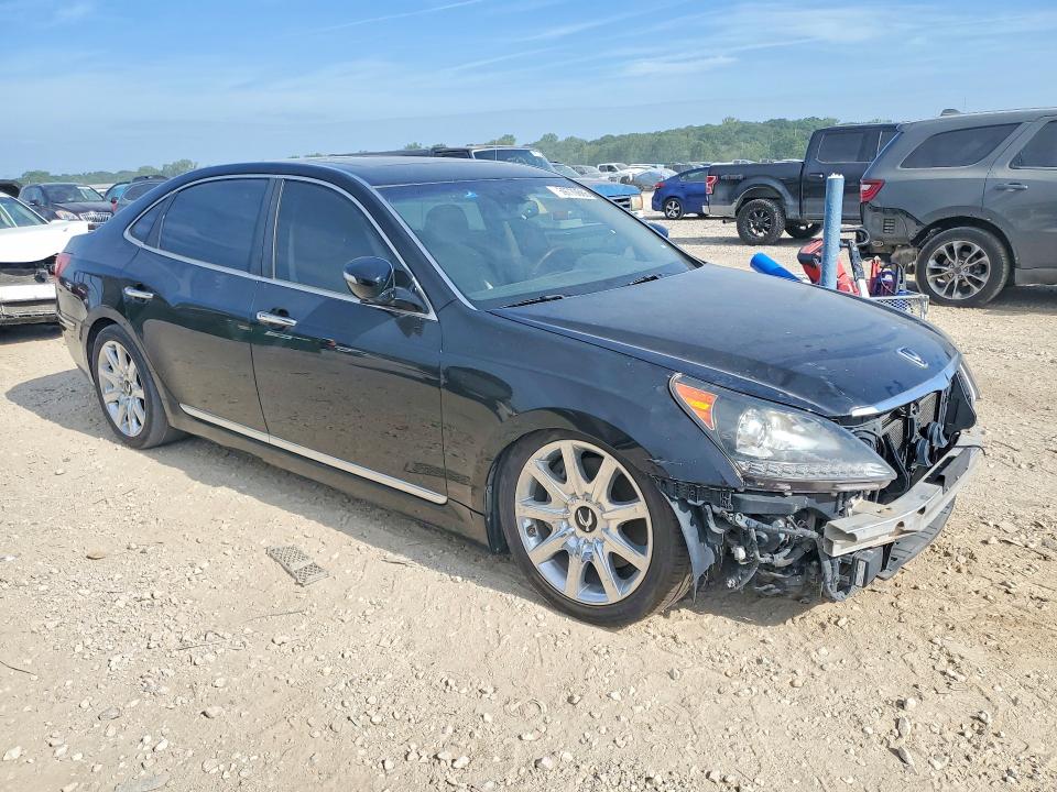 2012 Hyundai Equus VIN KMHGH4JH0CU056600 COPART salvage auction — FRONT END, TX - DEALER ONLY CLEAN TITLE, sold $550 on 2026-07-28 (photo 4)