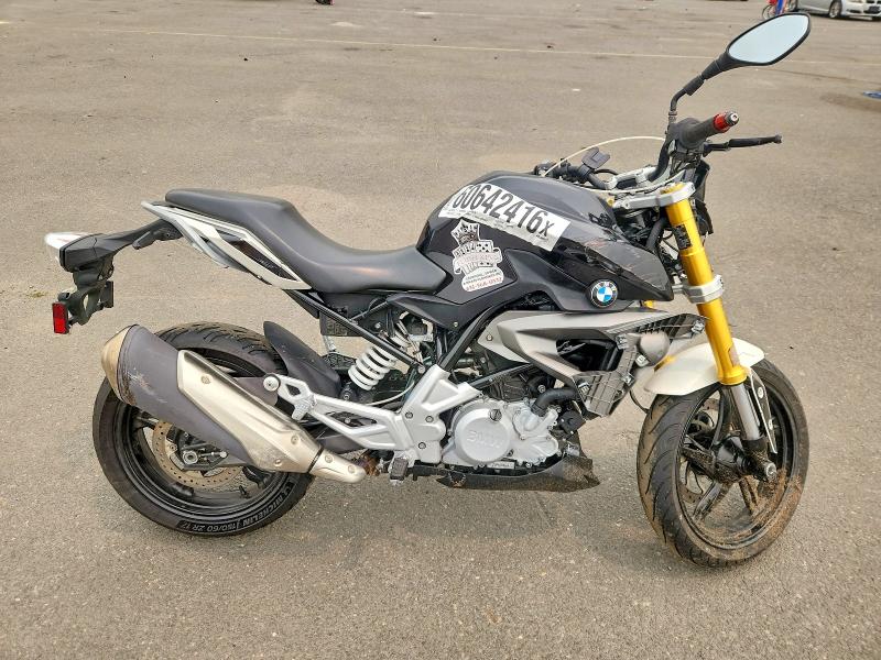 2019 BMW G 310 VIN WB30G1102KR857956 COPART salvage auction — FRONT END, Ny - Mv-907A Salvage Certificate, sold $325 on 2026-07-30 (photo 1)