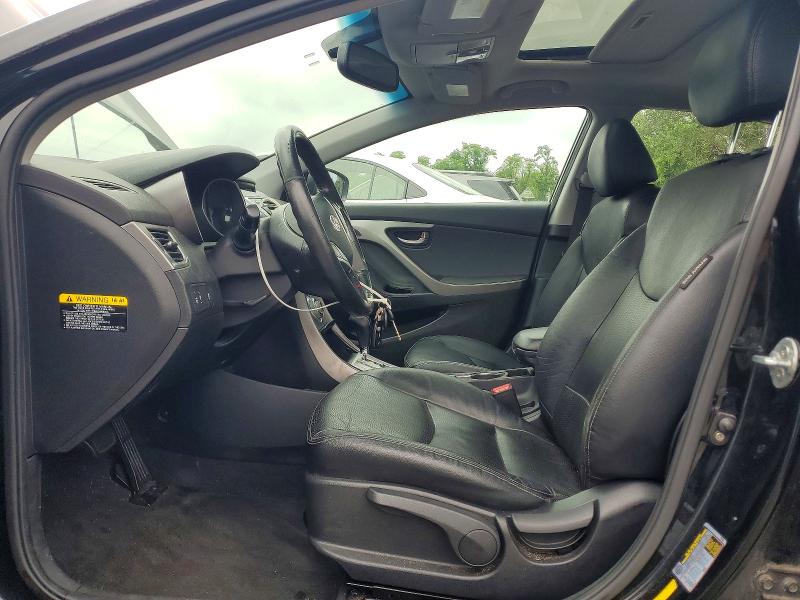 2012 Hyundai Elantra VIN KMHDH4AE6CU273951 COPART salvage auction — REAR END, Md - Certificate Of Title, sold $800 on 2026-07-14 (photo 7)