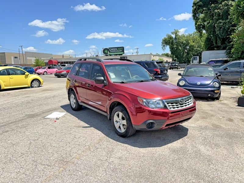 2012 Subaru Forester VIN JF2SHBBC4CH435969 COPART salvage auction — HAIL, Mt - Dealer Only Clean Title (P), sold $800 on 2026-07-09 (photo 1)