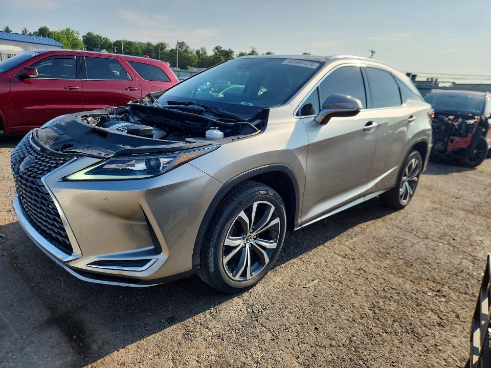 2021 Lexus Rx VIN 2T2HZMAA1MC206796 COPART salvage auction — FRONT END, IN - CERT OF TITLE-SALVAGE TITLE, sold $16,400 on 2026-07-28 (photo 1)