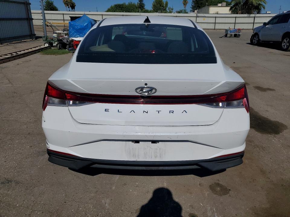 2021 Hyundai Elantra VIN 5NPLS4AG9MH048678 COPART salvage auction — FRONT END, Ca - Salvage Certificate, sold $3,650 on 2026-07-31 (photo 6)