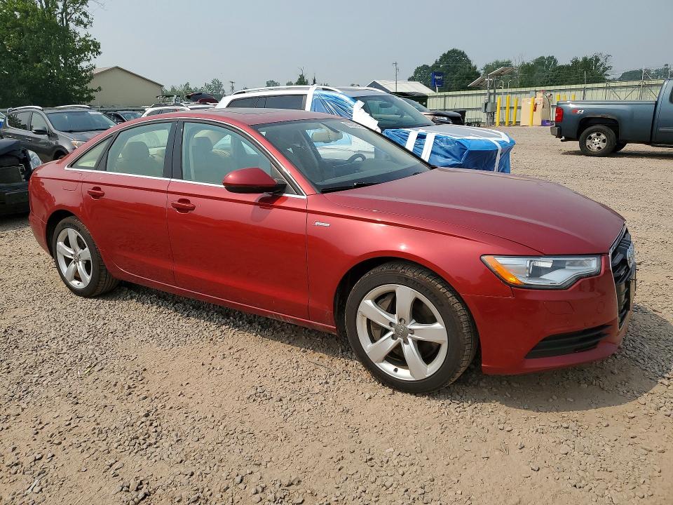 2012 Audi A6 VIN WAUGGAFC0CN057000 COPART salvage auction — FRONT END, Ny - Mv-907A Salvage Certificate, sold $450 on 2026-07-27 (photo 4)