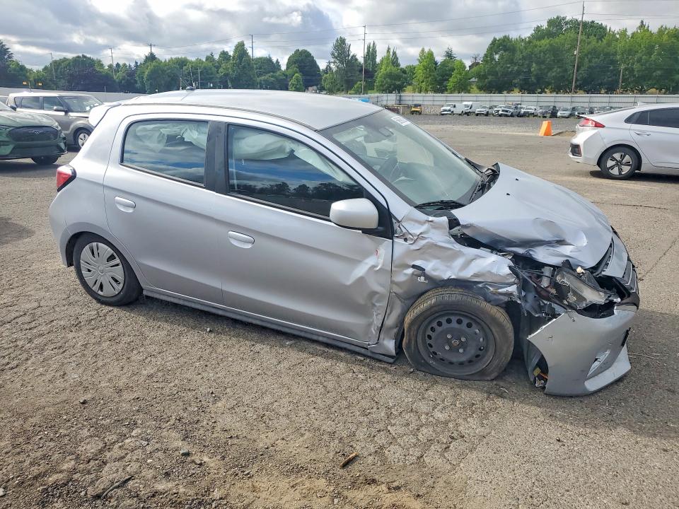 2024 Mitsubishi Mirage VIN ML32AUHJXRH032286 COPART salvage auction — FRONT END, Fl - Certificate Of Destruction (P), sold $1,600 on 2026-07-15 (photo 4)