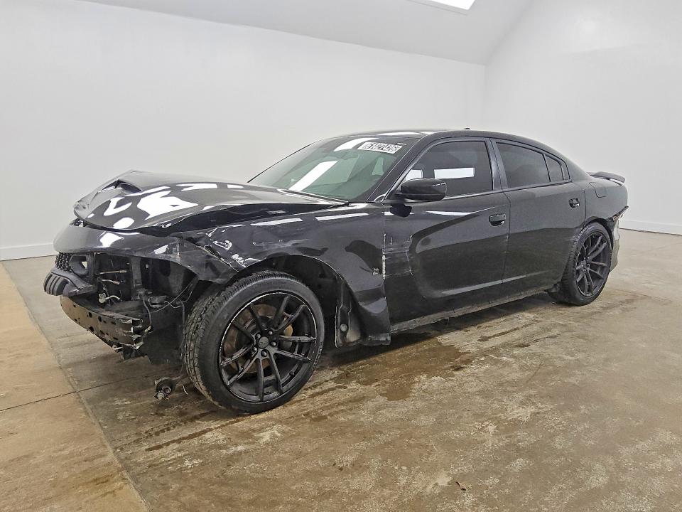 2019 Dodge Charger VIN 2C3CDXGJ1KH756755 COPART salvage auction — FRONT END, Ga - Certificate Of Title, sold $8,600 on 2026-08-13 (photo 1)