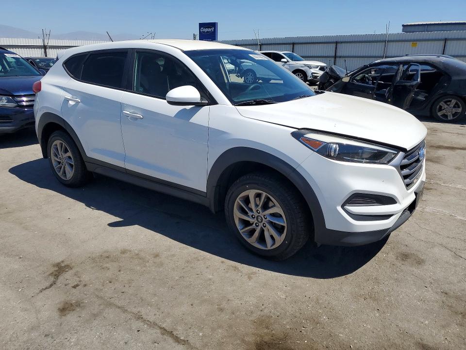 2018 Hyundai Tucson VIN KM8J23A47JU627351 COPART salvage auction — MECHANICAL, Tx - Dis/Dlr/Exp Only Clean Title, sold $3,850 on 2026-07-17 (photo 4)