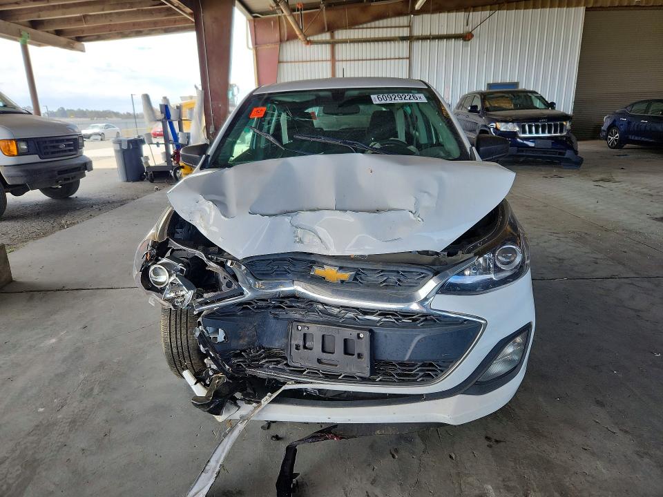 2020 Chevrolet Spark VIN KL8CB6SA3LC442282 COPART salvage auction — FRONT END, Ca - Salvage Certificate, sold $575 on 2026-07-27 (photo 5)