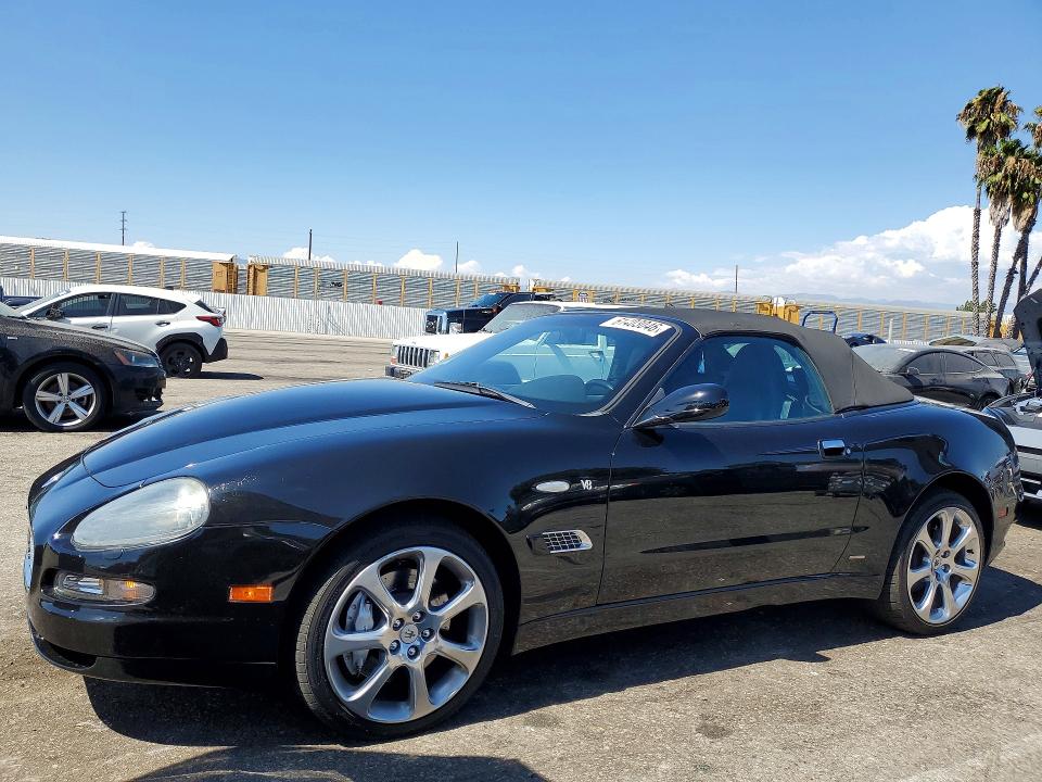 2005 Maserati Coupe VIN ZAMBB18A550017045 COPART salvage auction — MINOR DENT/SCRATCHES, Ca - Dis/Dlr/Exp Only Clean Title, sold $5,500 on 2026-08-07 (photo 1)