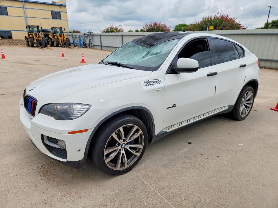 2014 BMW X6 VIN 5UXFG2C55E0K41762 COPART salvage auction — ROOF, TX - SALVAGE VEHICLE TITLE (P), sold $1,300 on 2026-07-16 (photo 1)