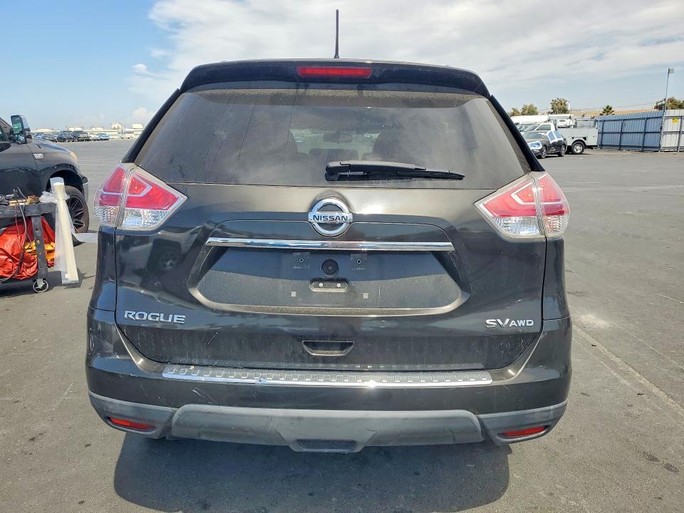 2016 Nissan Rogue VIN KNMAT2MV6GP648568 COPART salvage auction — FRONT END, Ca - Dis/Dlr/Exp Only Lien Papers, sold $950 on 2026-07-22 (photo 6)