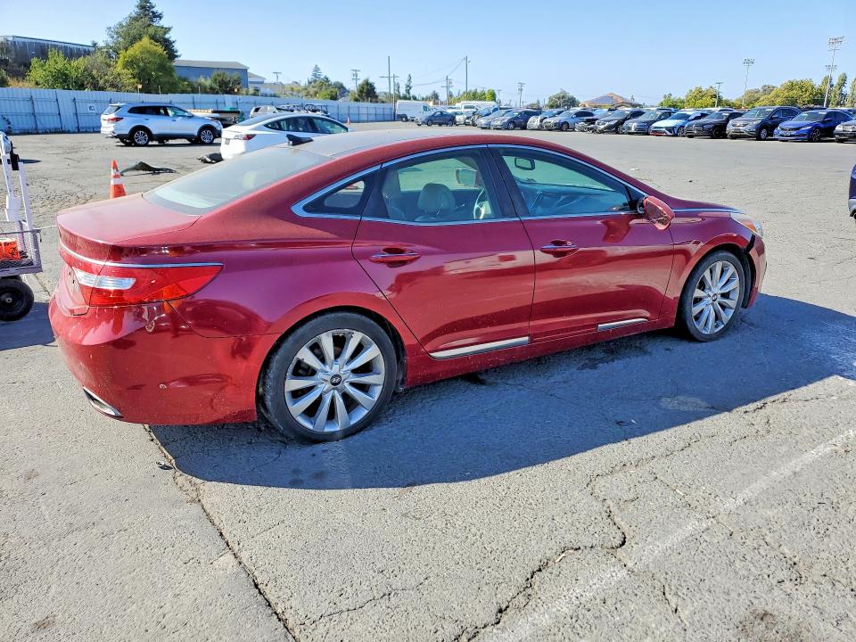 2013 Hyundai Azera VIN KMHFH4JG4DA255977 COPART salvage auction — MECHANICAL, Wv - Dis/Dlr/Exp Only Clean Title, sold $550 on 2026-07-10 (photo 3)
