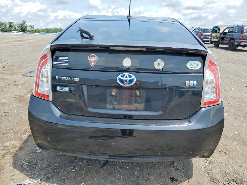 2013 Toyota Prius VIN JTDKN3DU1D5604481 COPART salvage auction — FRONT END, VA - CERTIFICATE OF TITLE, sold $1,200 on 2026-07-29 (photo 6)