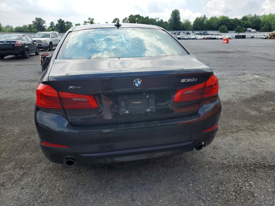 2018 BMW 5er VIN WBAJA7C55JWA71730 COPART salvage auction — FRONT END, Pa - Certificate Of Salvage, sold $6,400 on 2026-07-14 (photo 6)