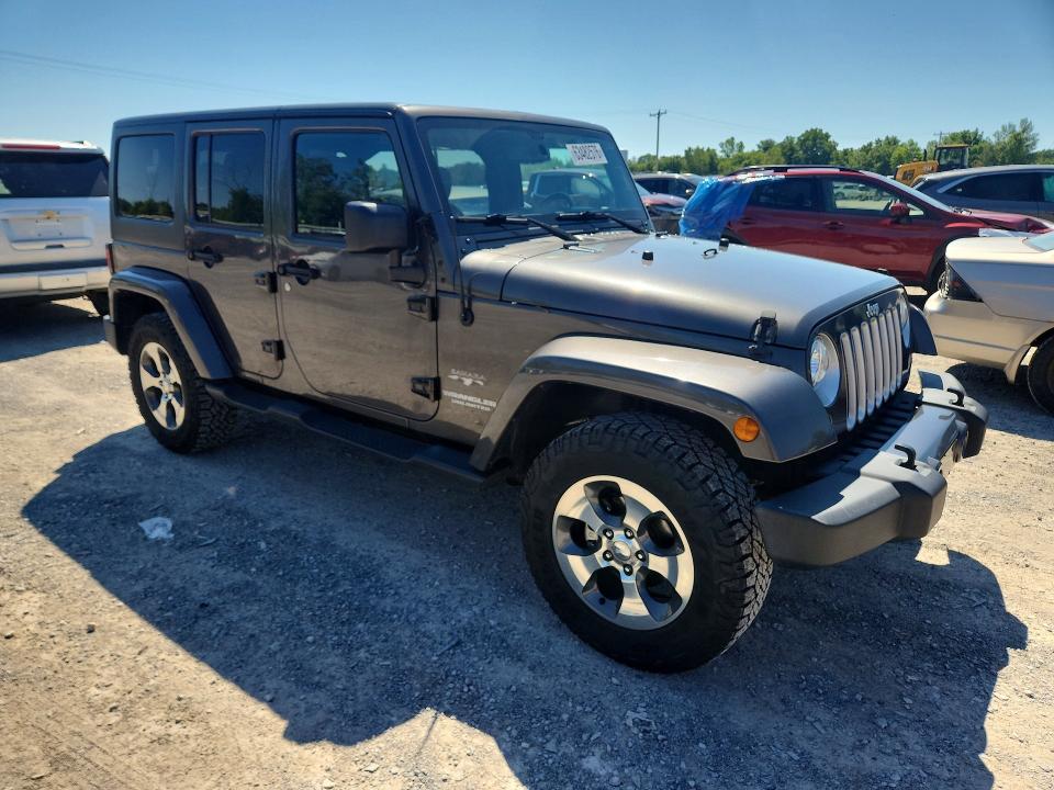 2017 Jeep Wrangler / VIN 1C4BJWEG7HL553026 COPART salvage auction — NORMAL WEAR, Ny - Certificate Of Title (P), sold $9,500 on 2026-08-16 (photo 4)