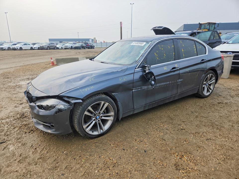 2015 BMW 3er VIN WBA3D5C55FK291336 COPART salvage auction — FRONT END, Ab - Bos - Salvage, sold $1,650 on 2026-08-13 (photo 1)